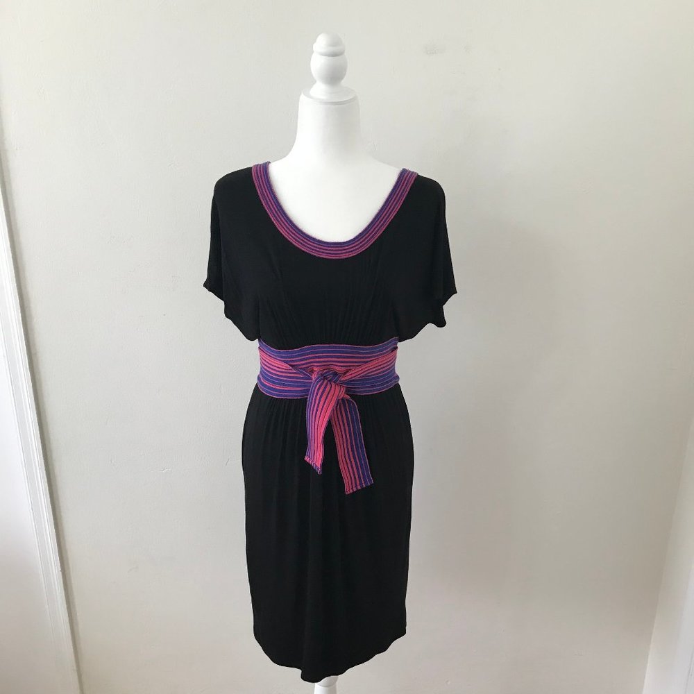 Plenty by Tracy Reese Black Dress w/ Self-…